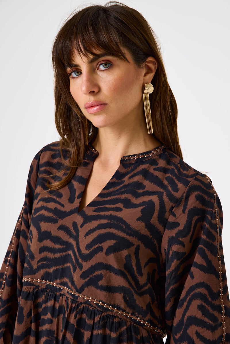 Robe avec imprimé