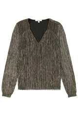 Blouse noire avec lurex