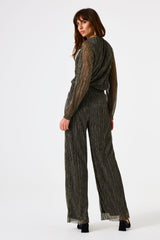 Blouse noire avec lurex