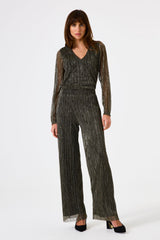 Blouse noire avec lurex