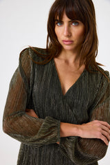 Robe noire avec lurex