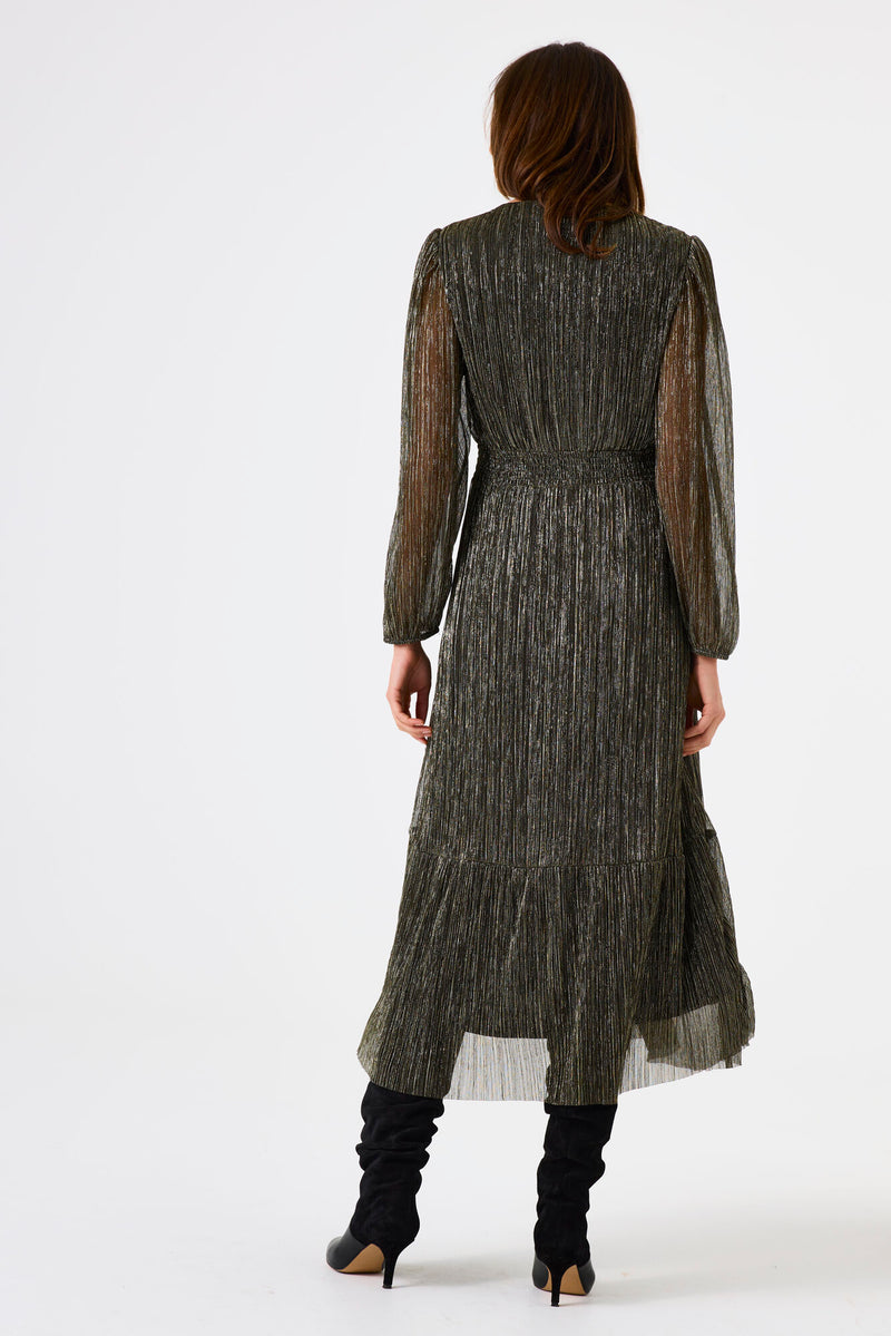 Robe noire avec lurex