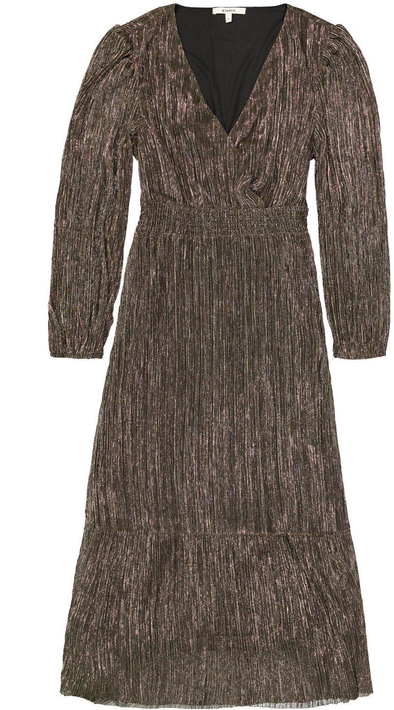 Robe noire avec lurex