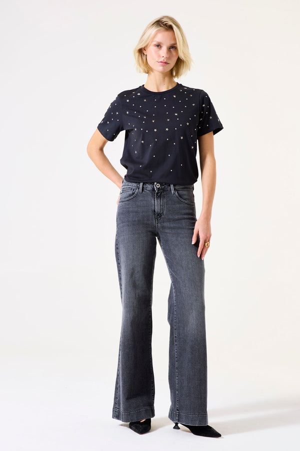 Tee-shirt gris foncé
