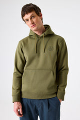 Sweat à capuche kaki