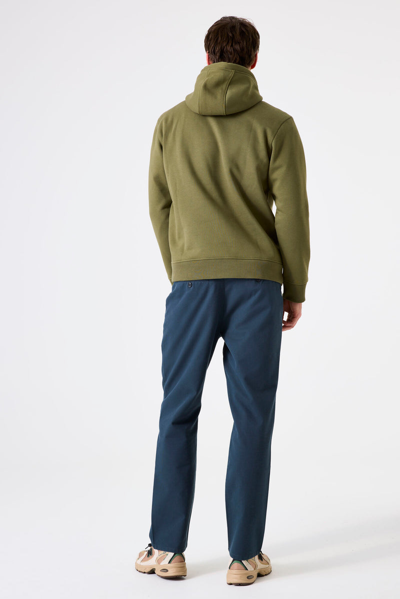 Sweat à capuche kaki