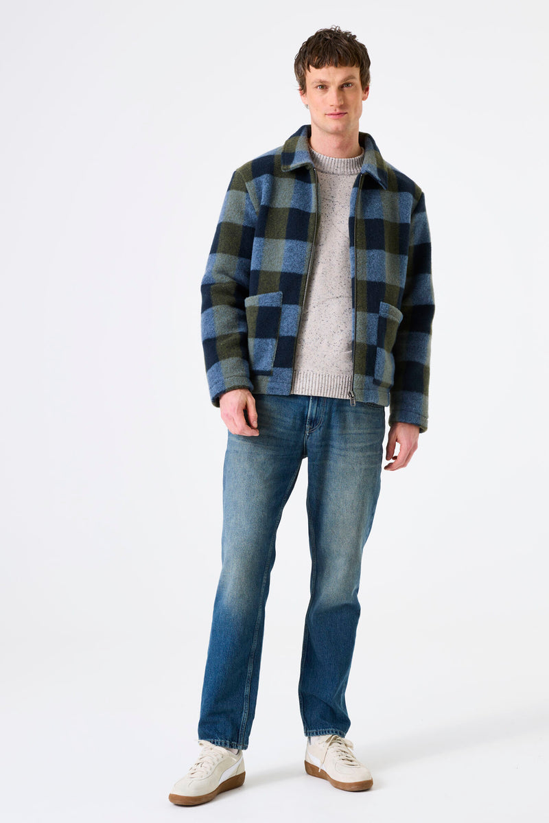 Surchemise à carreaux