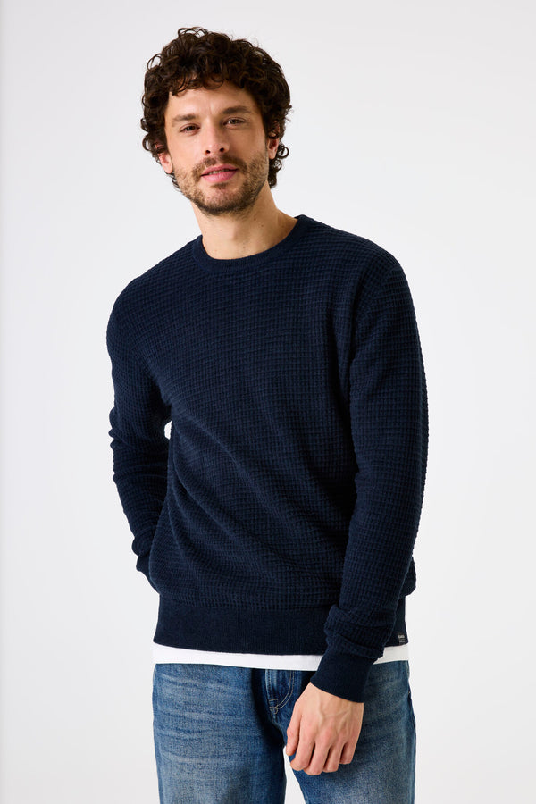 Pull bleu foncé