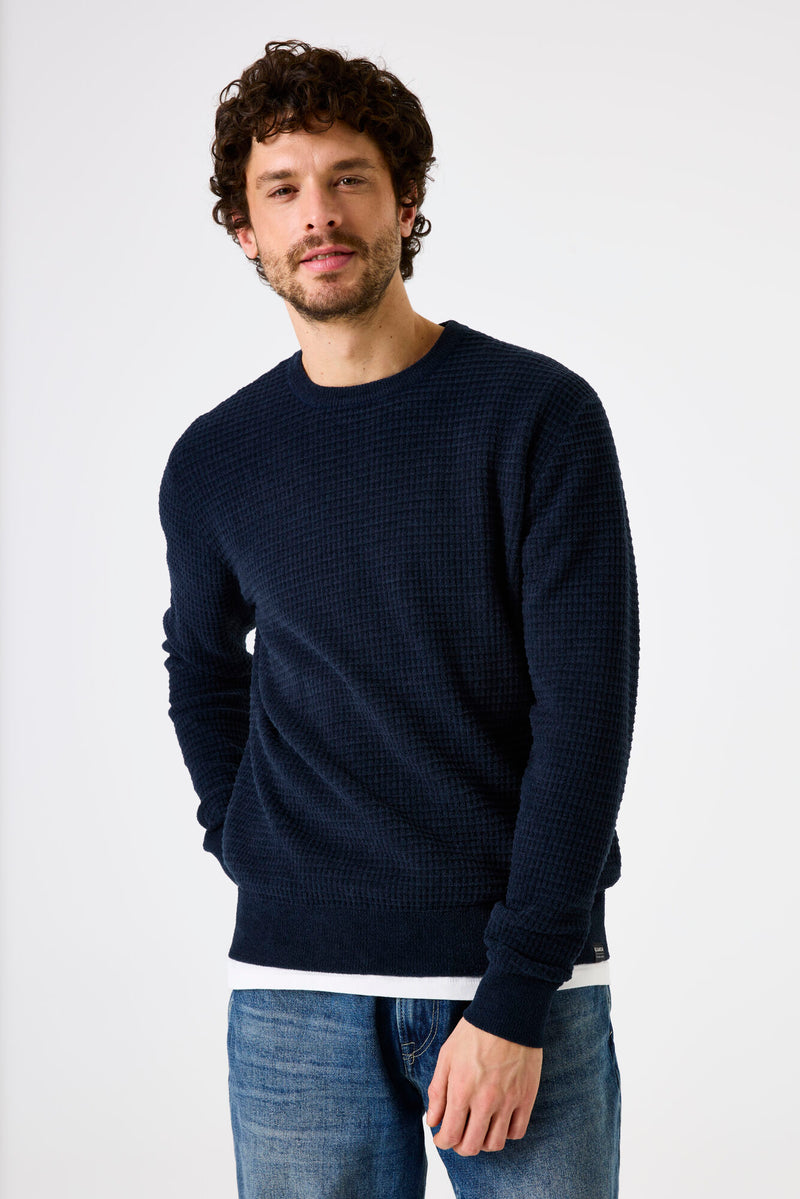 Pull bleu foncé