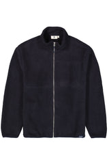 Veste teddy bleu foncé