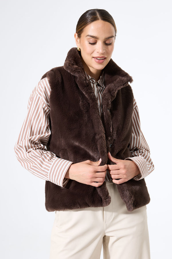 Gilet marron