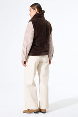 Gilet marron