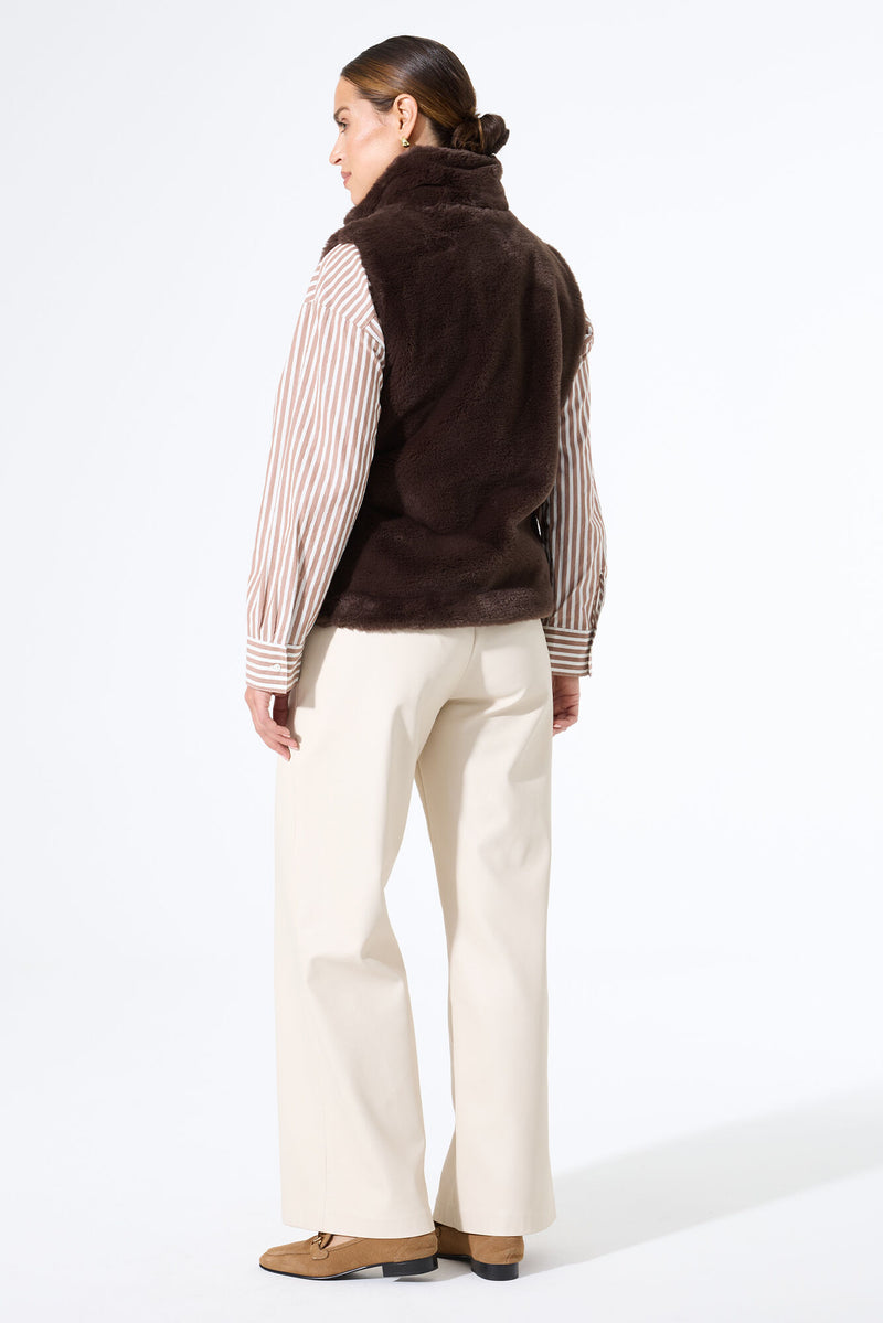 Gilet marron
