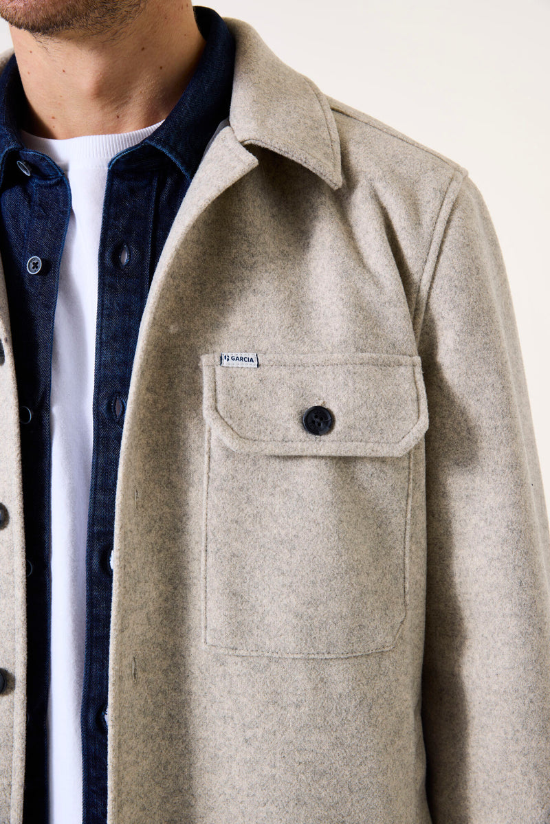 Surchemise beige