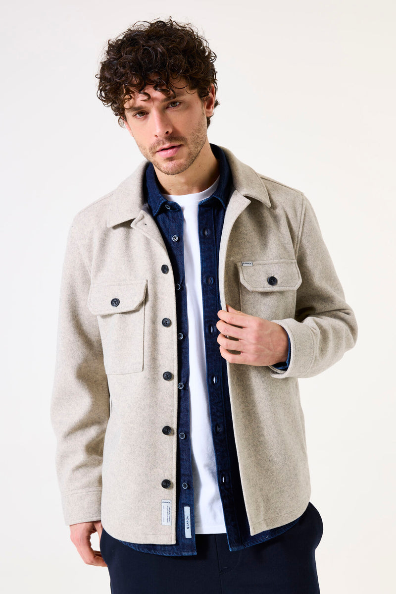 Surchemise beige