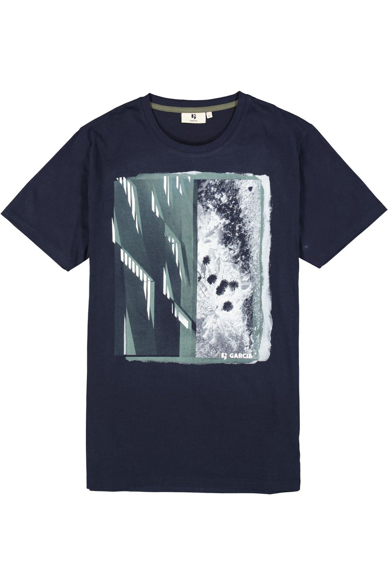 Tee-shirt bleu foncé