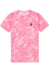 Tee-shirt rose imprimé