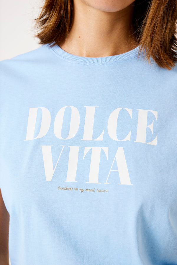 Tee-shirt bleu clair