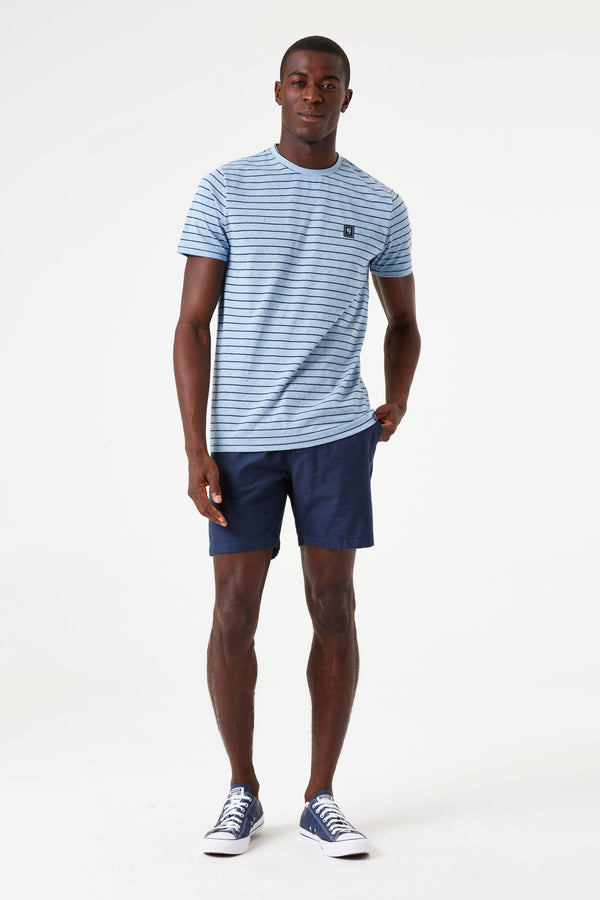 Tee-shirt rayé bleu