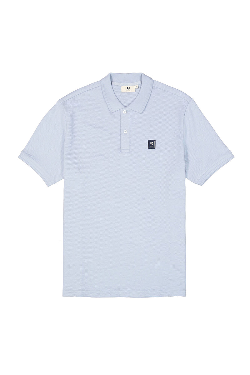 Polo bleu clair