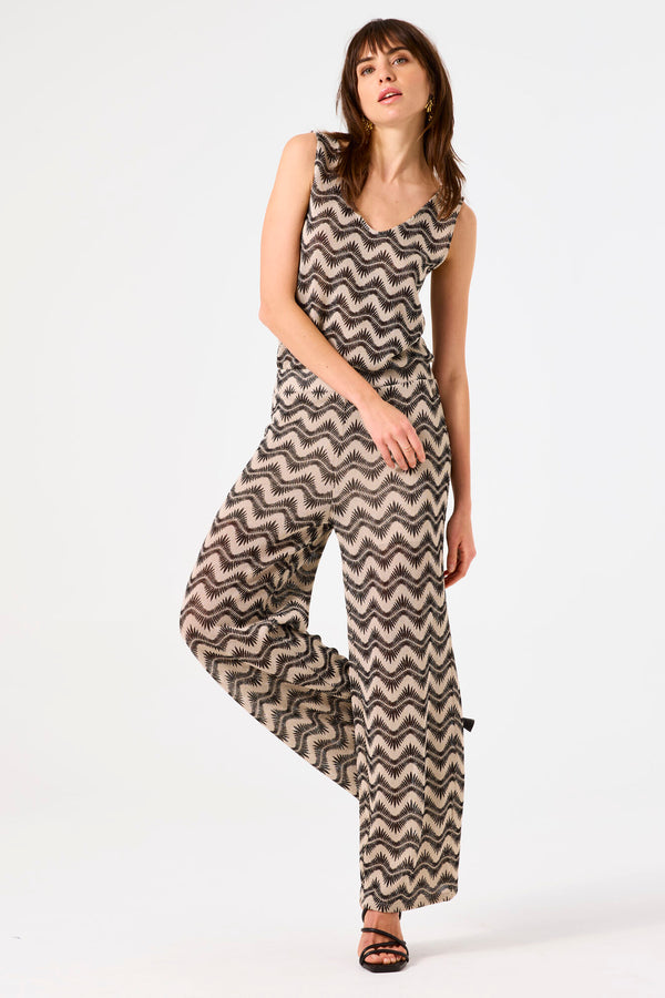 Pantalon avec imprimé
