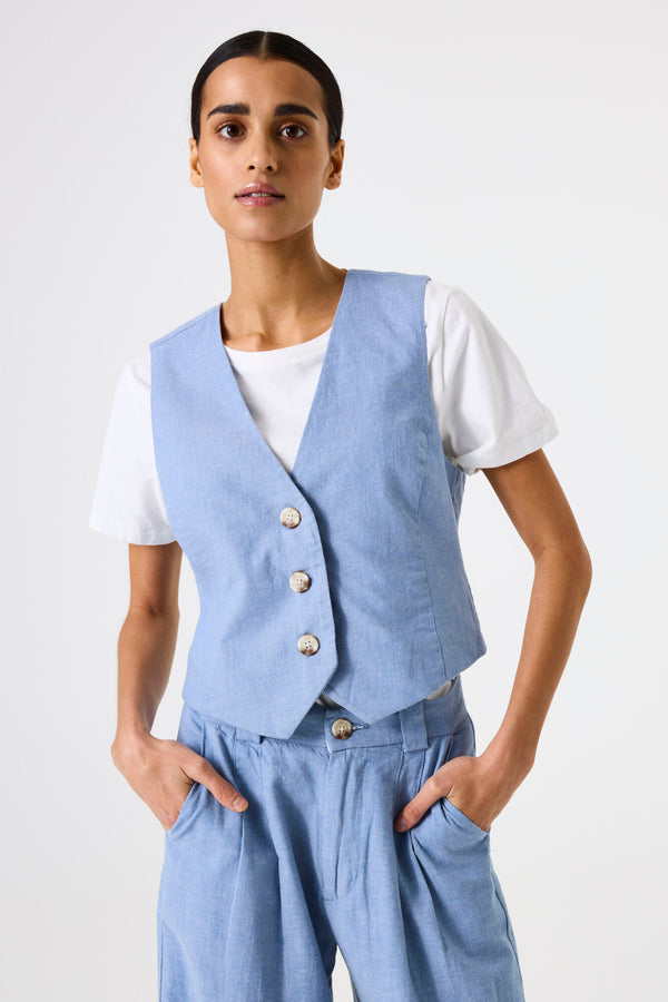Gilet bleu