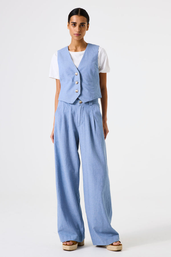 Gilet bleu