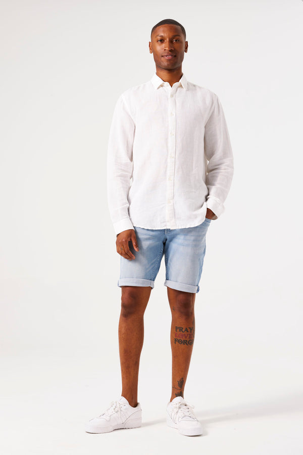 Short Russo jean clair usé