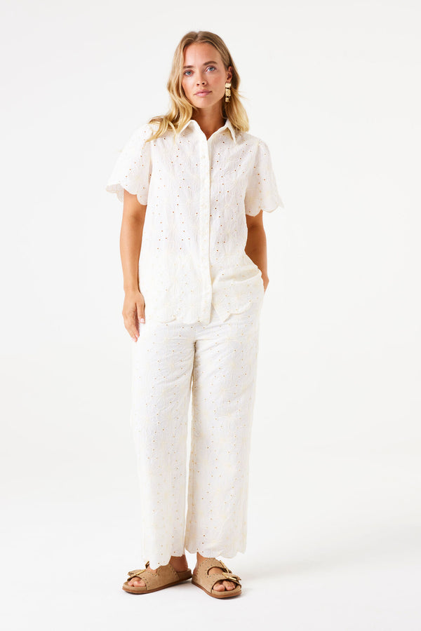 Pantalon blanc cassé