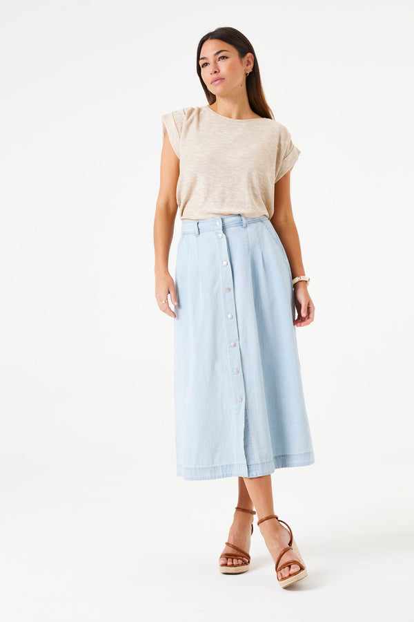 Tee shirt beige doré