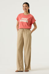Tee shirt rose corail