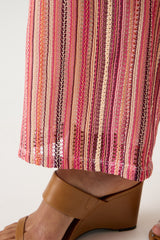 Pantalon à motifs