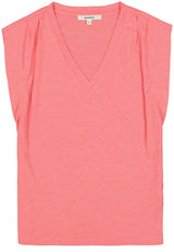 Tee shirt rose corail