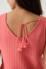 Top rose corail