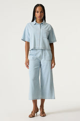 Pantalon jean large
