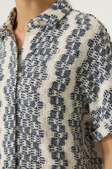 Chemise texturée