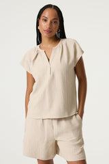 Blouse beige