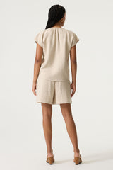 Short beige