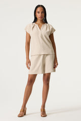 Short beige