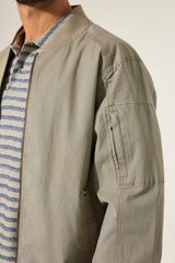 Blouson aviateur vert