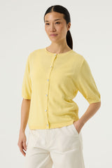 Cardigan jaune