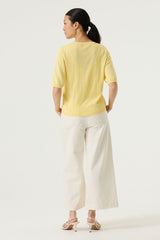 Cardigan jaune