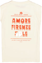 Tee shirt blanc cassé