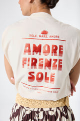 Tee shirt blanc cassé