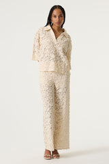 Pantalon blanc cassé