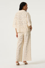 Pantalon blanc cassé