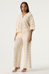 Pantalon blanc cassé