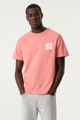 Tee shirt rose corail