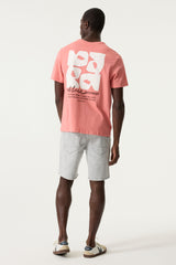 Tee shirt rose corail