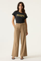 Pantalon beige foncé